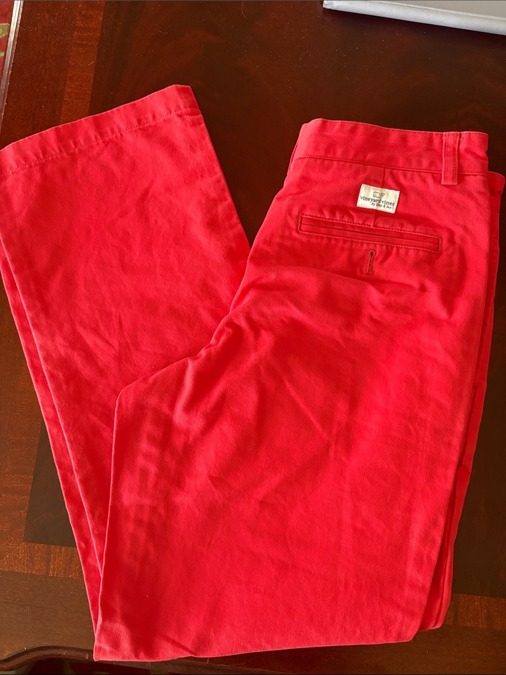 Vineyard Vines Bright Red Boys Chino Pants